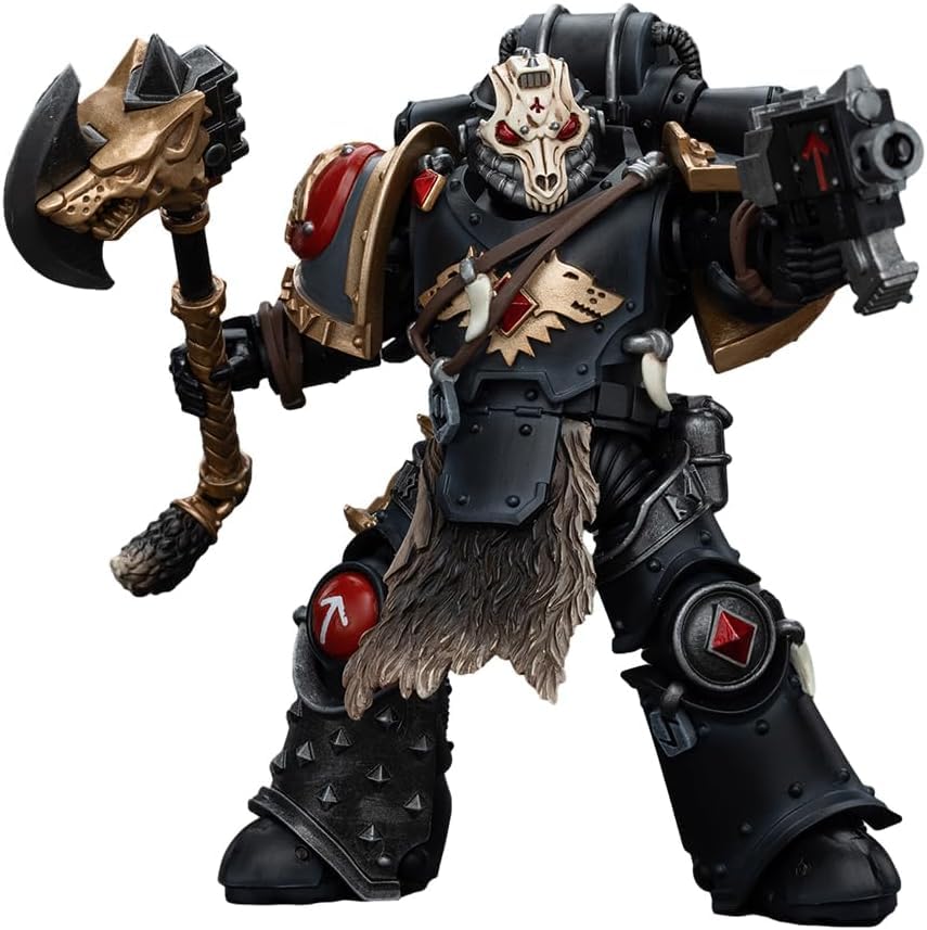Joytoy Warhammer スペースウルフ　4体 Amazon.com: JOYTOY Warhammer 40k Space Wolves 1/18 Action Figure
