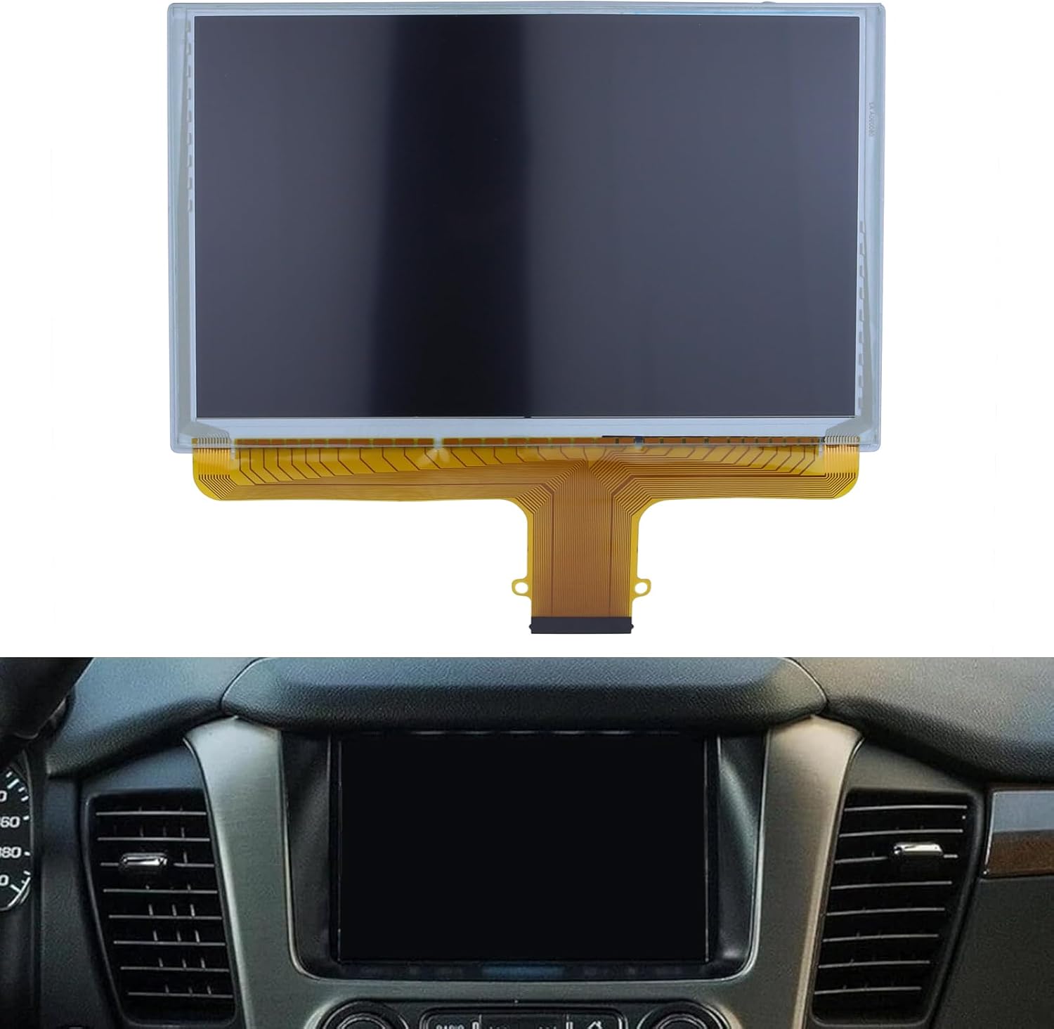 MOTOKU 8" Glass Touch Screen with LCD Digitizer Navigation Radio Display Assembly for GMC Yukon Sierra Canyon Acadia for Chevy Tahoe Suburban Silverado S10 2014-2019