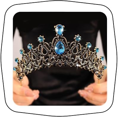 Crystal Wedding Tiaras and Crowns for Women Elegant Royal Queen Crown Sparkling Rhinestone Bridal Headbands Princess Quinceanera Headpieces for Birthday Prom Pageant Party