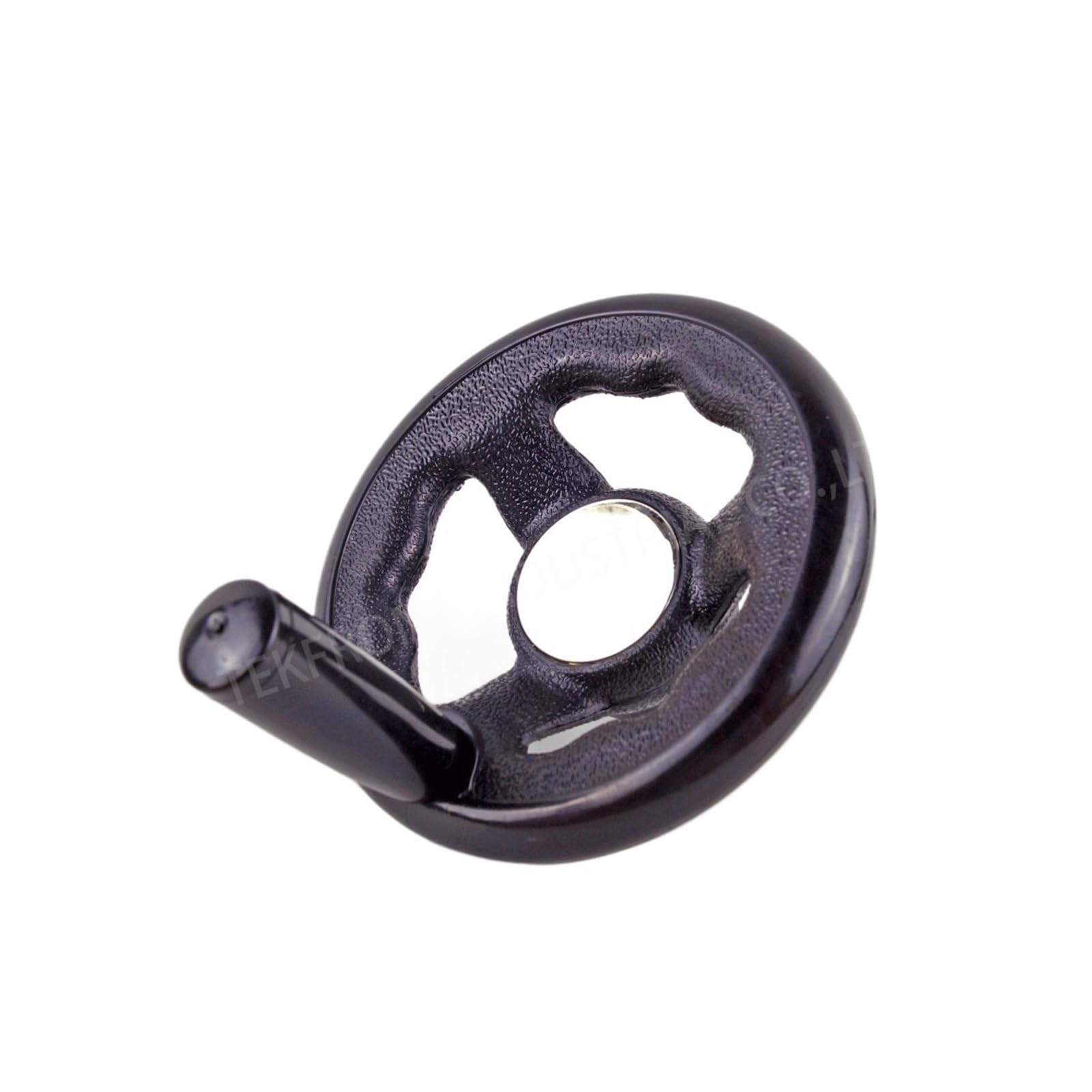 Volant en nylon 10mm de diamètre x 100mm avec poignée escamotable pour réglage manuel