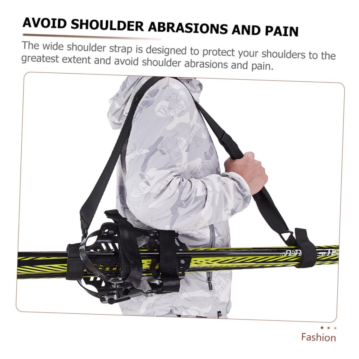 Happyyami 1pc Outdoor Snowboard Carry Strap Ski Harness Snowboard Harness Ski Traction Strap Premium Craftsmanship