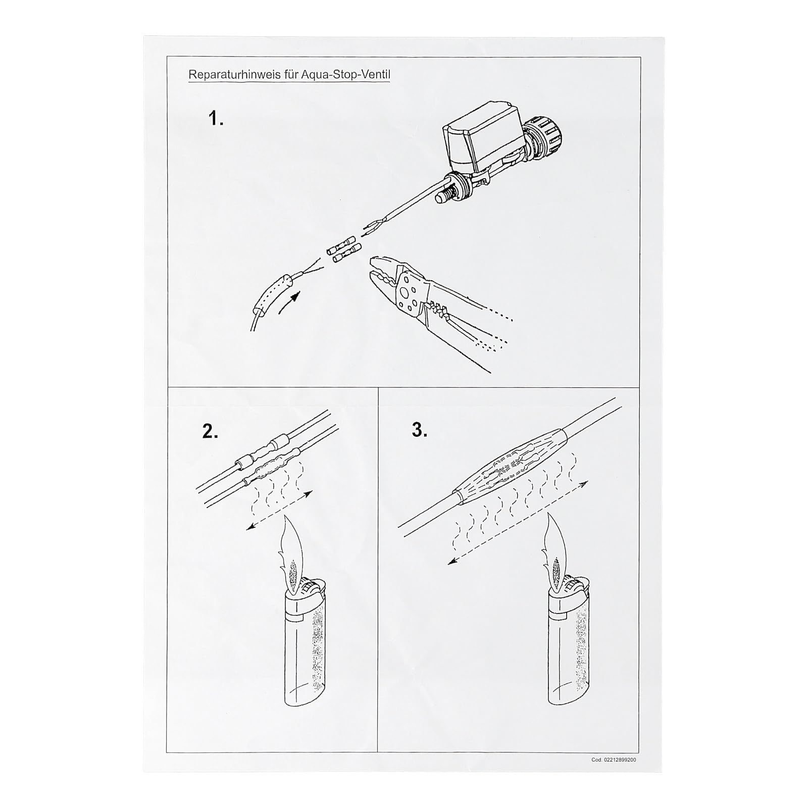 LUTH Premium Profi Parts - Electroválvula para tubo de seguridad para lavavajillas | Compatible con BOSCH 00645701