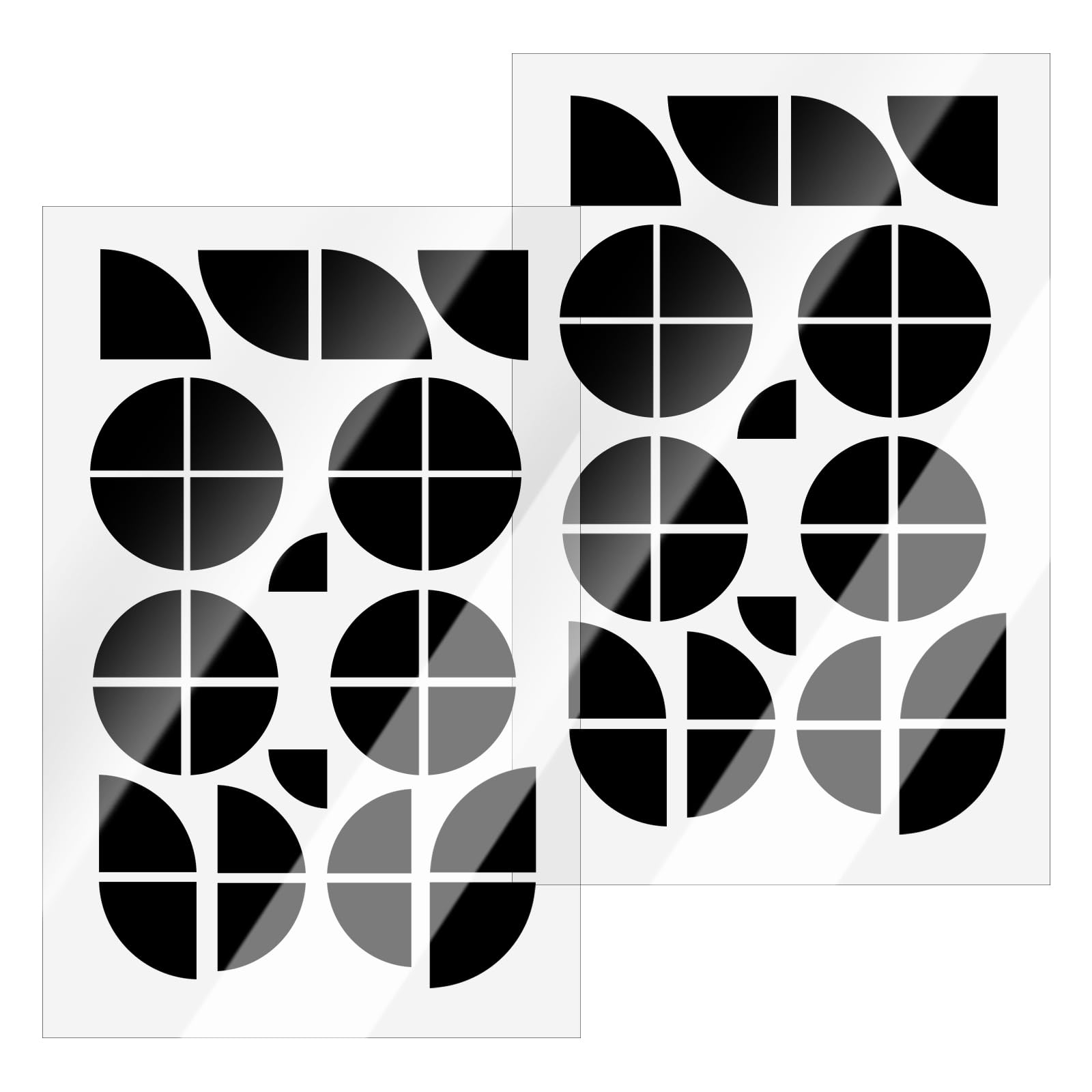 Lot de 60 autocollants avec emblème pour BMW - 8 tailles - Accessoires BMW pour voiture, moto, compatible avec jantes, volant, capot et autres accessoires - Noir - 2