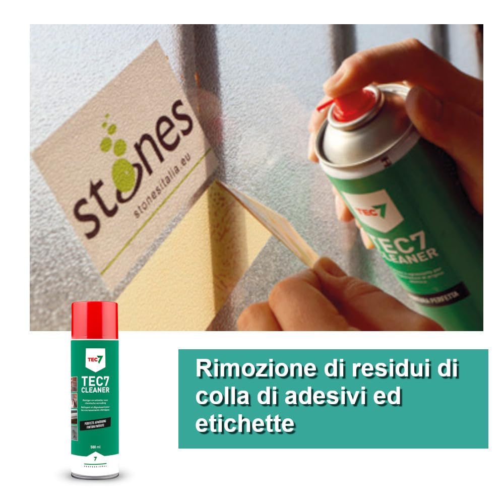 Tec7 Cleaner Detergente Universale 500 ML per Sgrassare, Pulire e Finitura Perfetta delle Cuciture