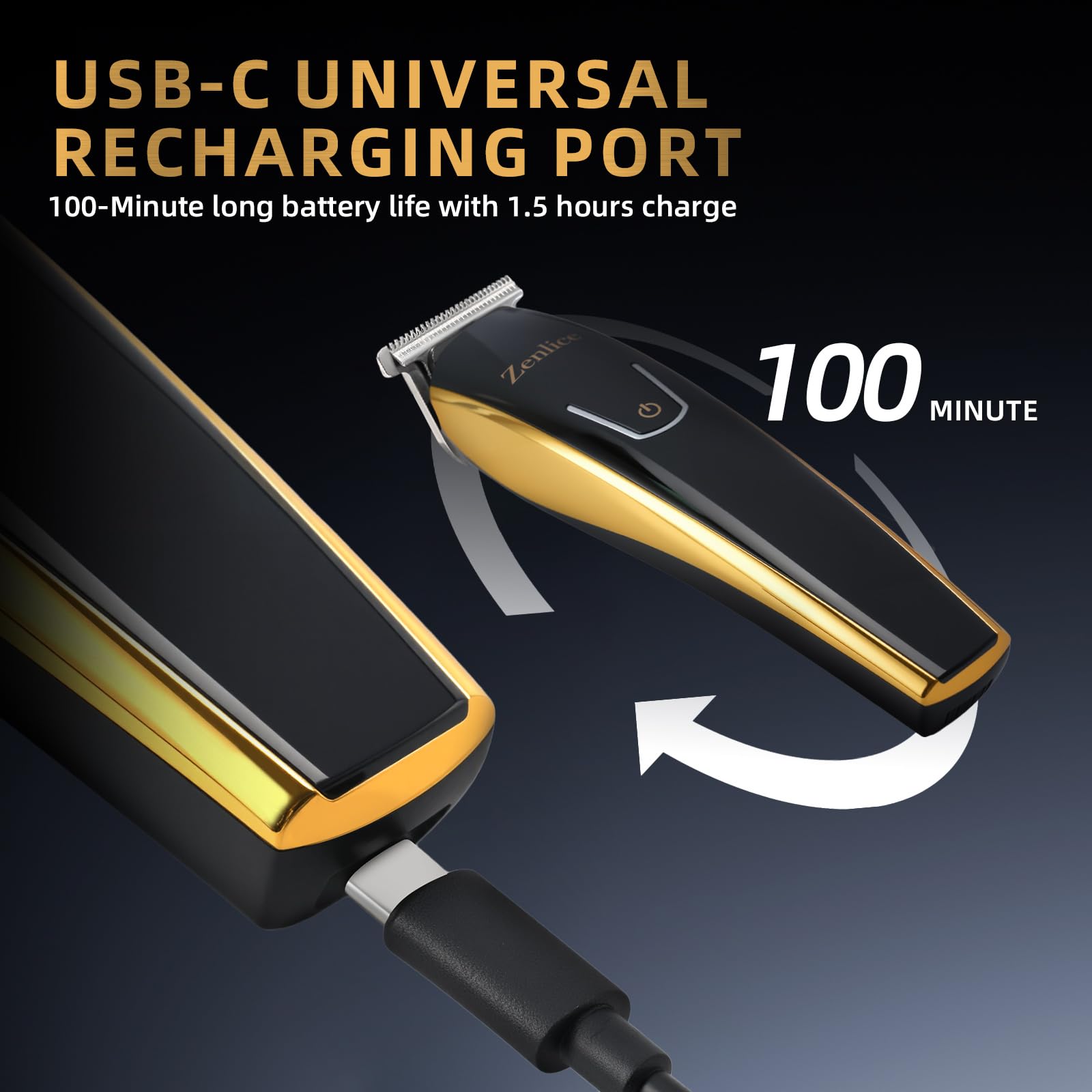 Beard Trimmer for Men, Rechargeable Men's Hair Trimmer & Clippers, Electric Grooming Kit for Beard, Face, Neck, Groin & Manscaping, Ideal Gift for Men