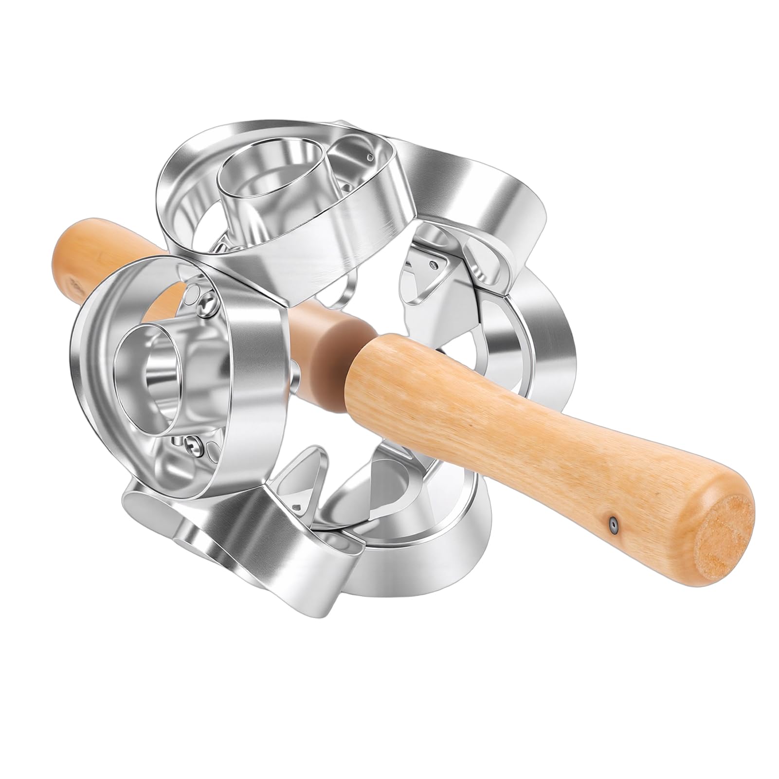 Pssopp Donut-Schneider, Donut-Schneider-Roller, Backform, Teig-Backwalze, Drehbarer -, Maker für Küchen-Snack-Kochwerkzeuge, Nan (Stil 2)