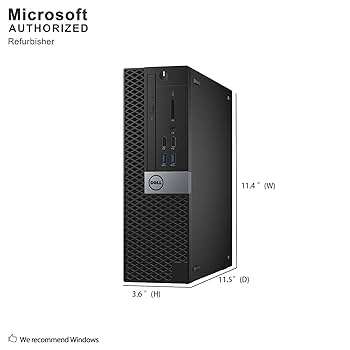 Dell OptiPlex 7040 Small Form Factor PC, Intel Quad Core i7