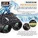12x25 Compact Binoculars SGODDE Binoculars for Adults with Low Light Night Vision, Folding High Power Waterproof Binocular Easy Focus for Outdoor Hunting, Bird Watching,Traveling, Concert, Sport Games
