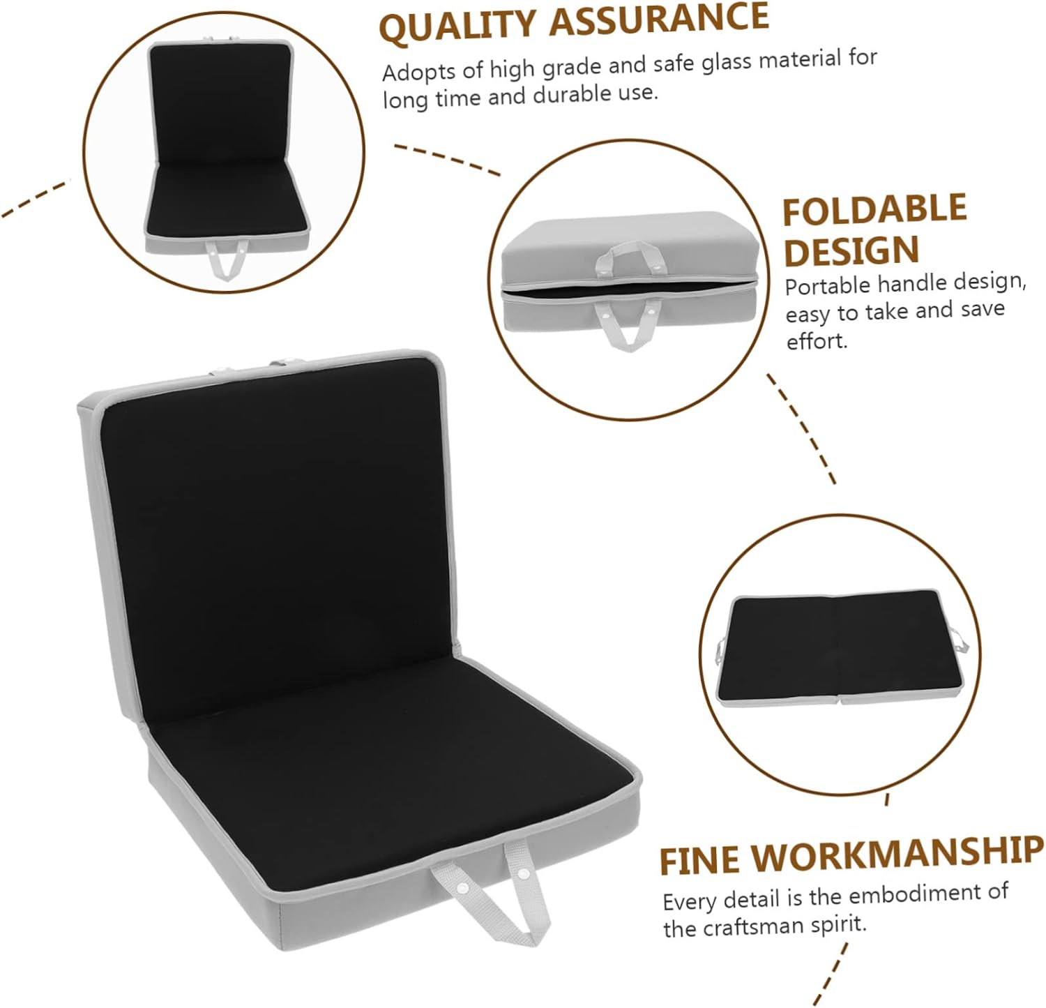 Multi-functional Yoga Cushion and Kneeling Pad for Comfort and Support Non-slip Elbow Guard Mat for Home Gym and Garden Use Lightweight and Durable Design