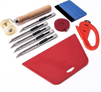 10 pcs Wallpaper Tool Kit - Smoother, Squeegee for Vinyl Wrap, Wallpaper Installation & Crafting, Essential Tool Set for DIY Wallcovering Projects