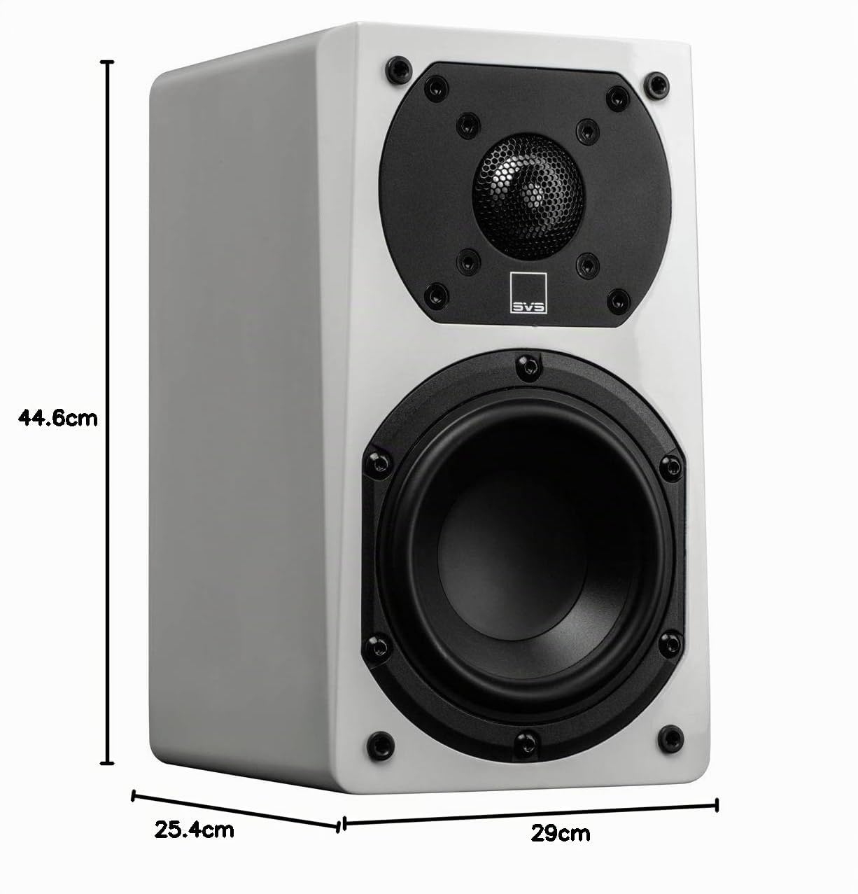SVS Prime Paire d'enceintes satellite Blanc brillant