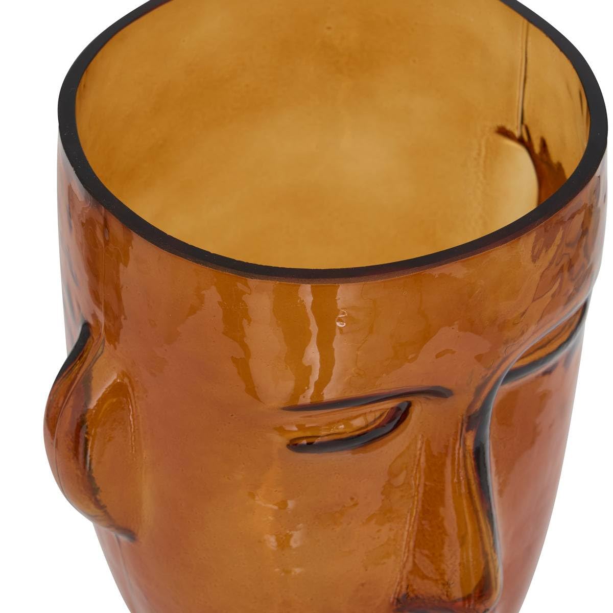 Atmosphera - Vase Visage Sien H31,5cm - Rose