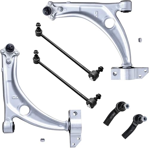 Miniatura 196 de Detroit Axle - Kit de brazos de control AWD para cargador Chrysler 300 Dodge Challenger Magnum, 2 brazos de control superiores delanteros con rótula