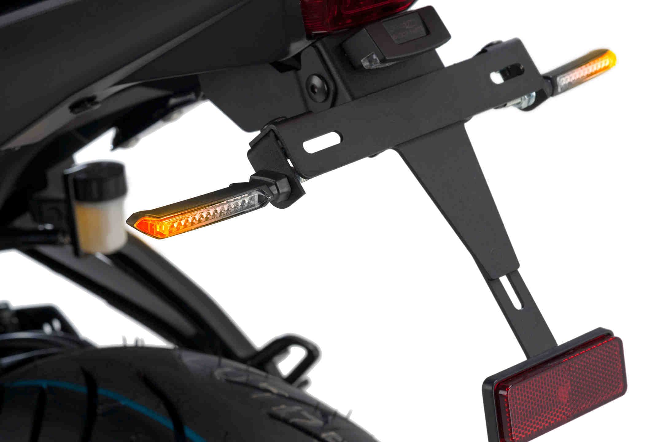 Puig 9624N Sequenzielle Blinker mit Zulassung, Schwarz
