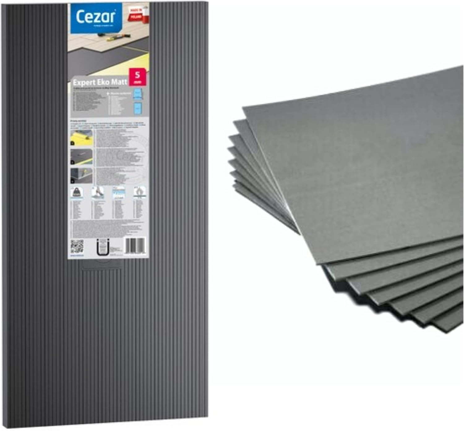 Floor Underlay Laminate Comfort Acoustic 5 mm Sound Insulation Panels (1 Pack - 5 sqm)