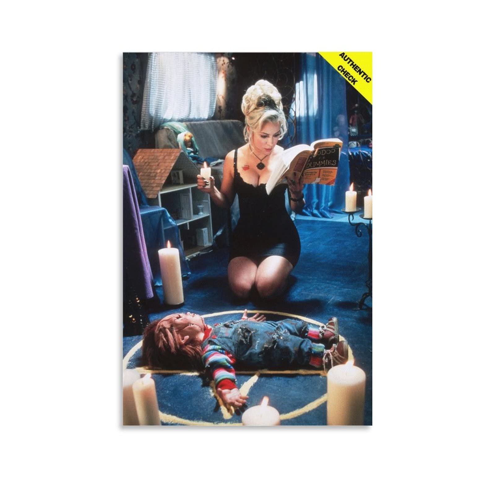 Bride of Chucky Miove Canvas Poster for Aesthetic Wall Art Home Office Room Posters & Prints on Wall Art Poster 16x24inch(40x60cm)