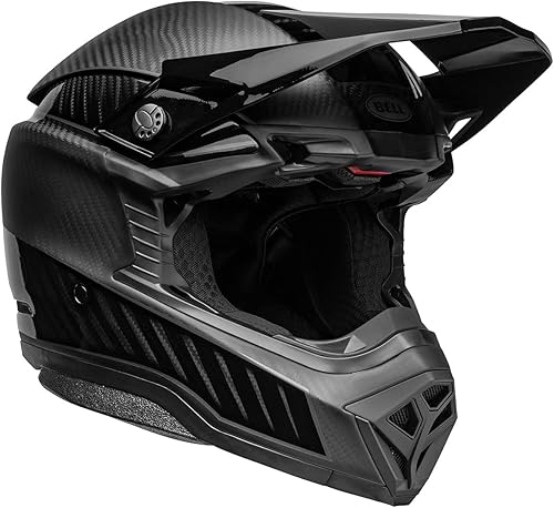 Casco Bell Moto-10 Spherical MIPS Rhythm Gloss Blanco/Negro,Ferrandis Mechant Mate/Azul Oscuro Brillante/Azul Claro,Negro/ blanco (Gloss