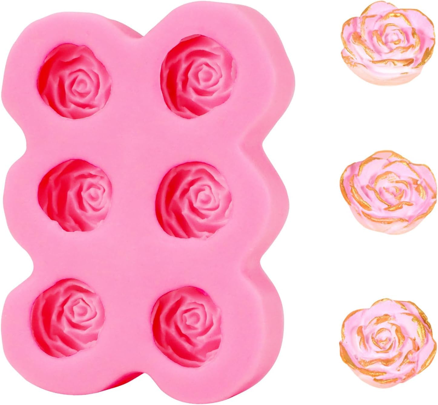 Stampo Per Cioccolato In Silicone - 2 Pezzi Con Forme Di Fiori E Farfalle