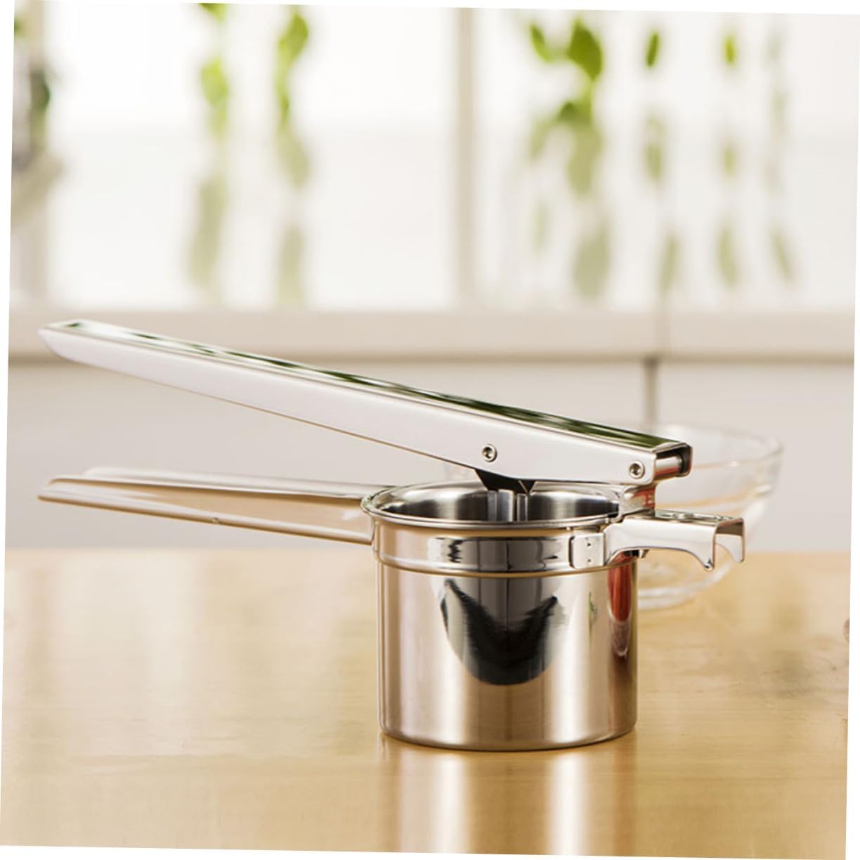 Cabilock Stainless Steel Manual Lemon Press Juicer Citrus Squeezer Easy to Clean for Restaurants and Home