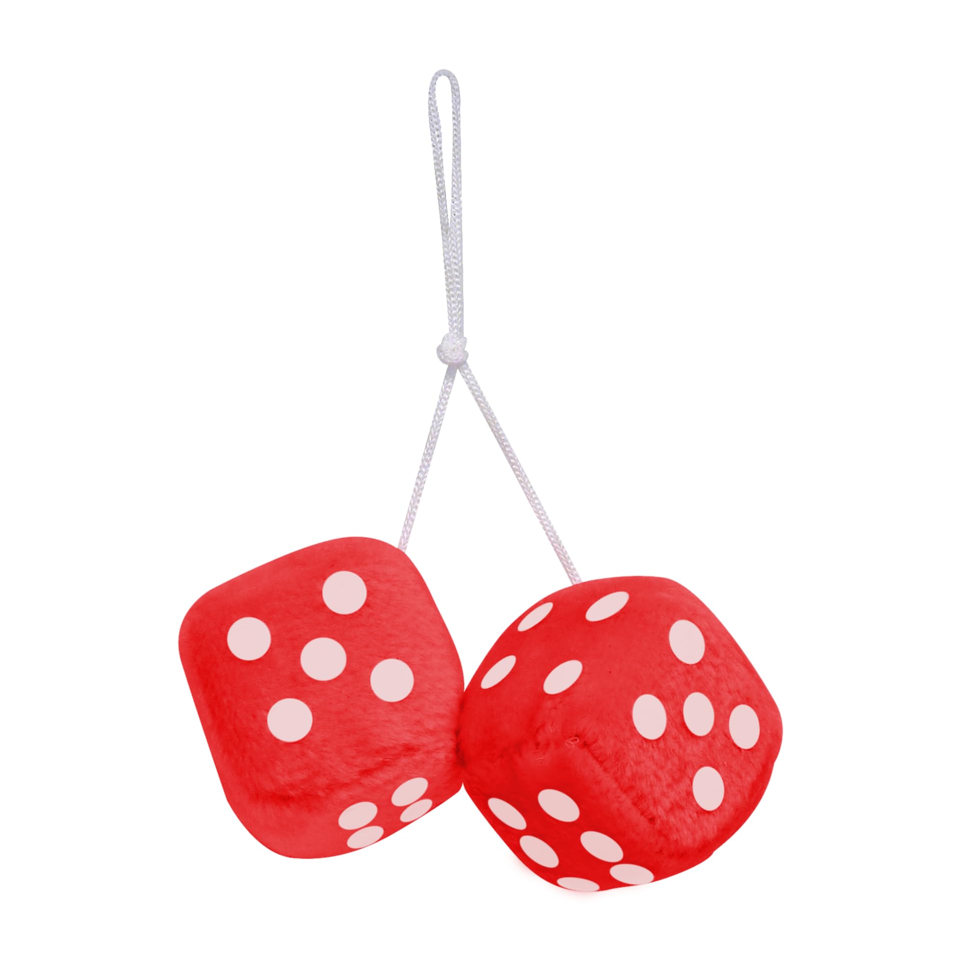 CARPOINT CPT0510079 Fuzzy Dice, Red