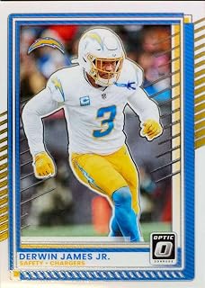 2025 Donruss Optic Football Trading Card #98 Derwin James Jr. LA Chargers