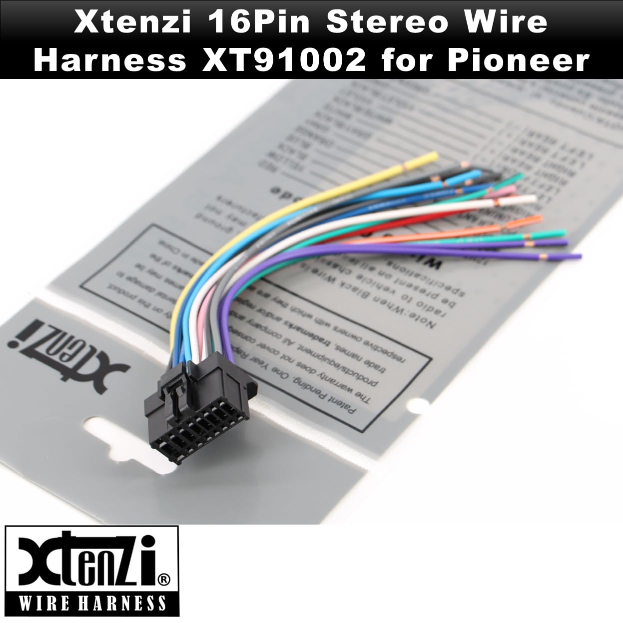 Amazon.com: Xtenzi 16Pin Car Radio Power Wire Harness