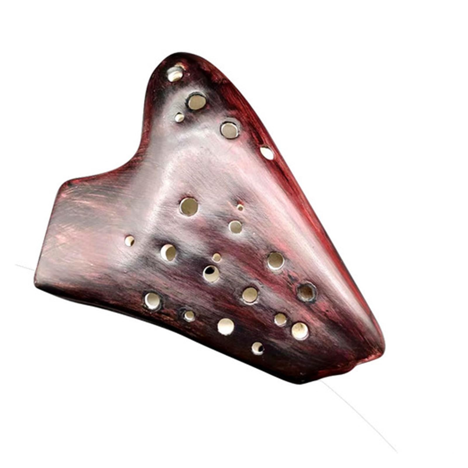 茶色い陶器オカリナ 　新品未使用 Amazon | TNG オカリナ 楽器 [ トリプル/アルト/ブラウンゴールド ] C