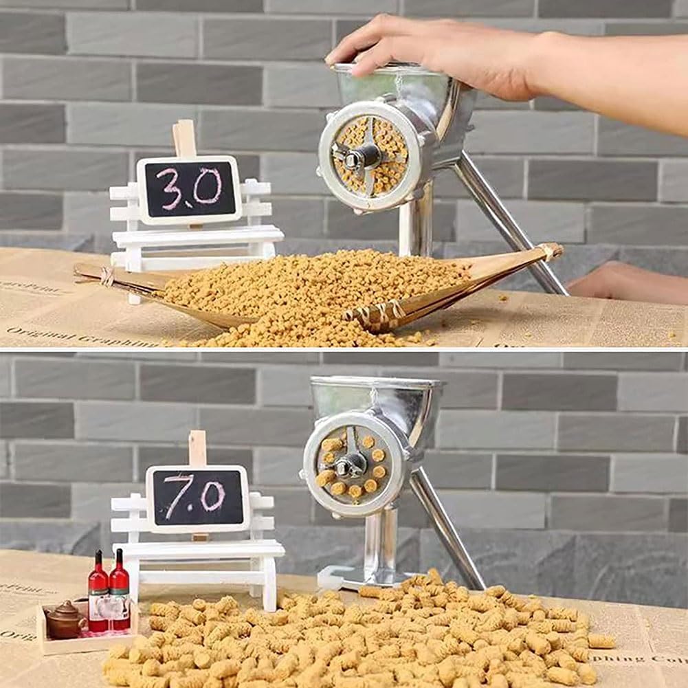 Haushalt Haustier Hund Katze Futter Maker, Vögel Angeln Köder Granulator Pelleter, manuelle Tierfutter Pellet Maschine, Haushalt Lebensmittel Pellet Prozessor für kleine Katze, Gog und Kaninchen