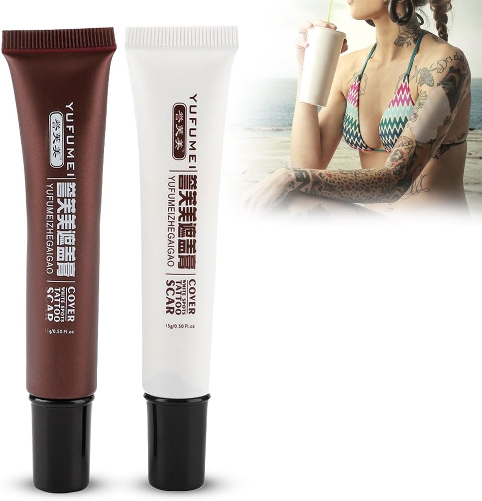 Amazon 刺青隠すクリーム コンシーラー 傷跡 コンシーラー 隠し 傷跡 カバー 防水 爽やか 隠す傷マーク メイクカバー Brrnoo ビューティー 通販