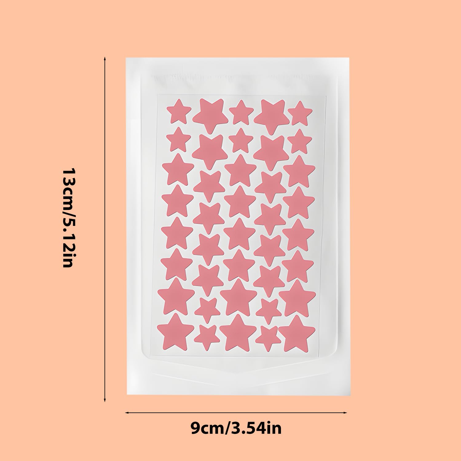 200 Pcs Hydrocolloid Pimple Patches, 5 Colors Star Spot Patches for Face Waterproof Cute Acne Patches for Women and Teens - Image 2