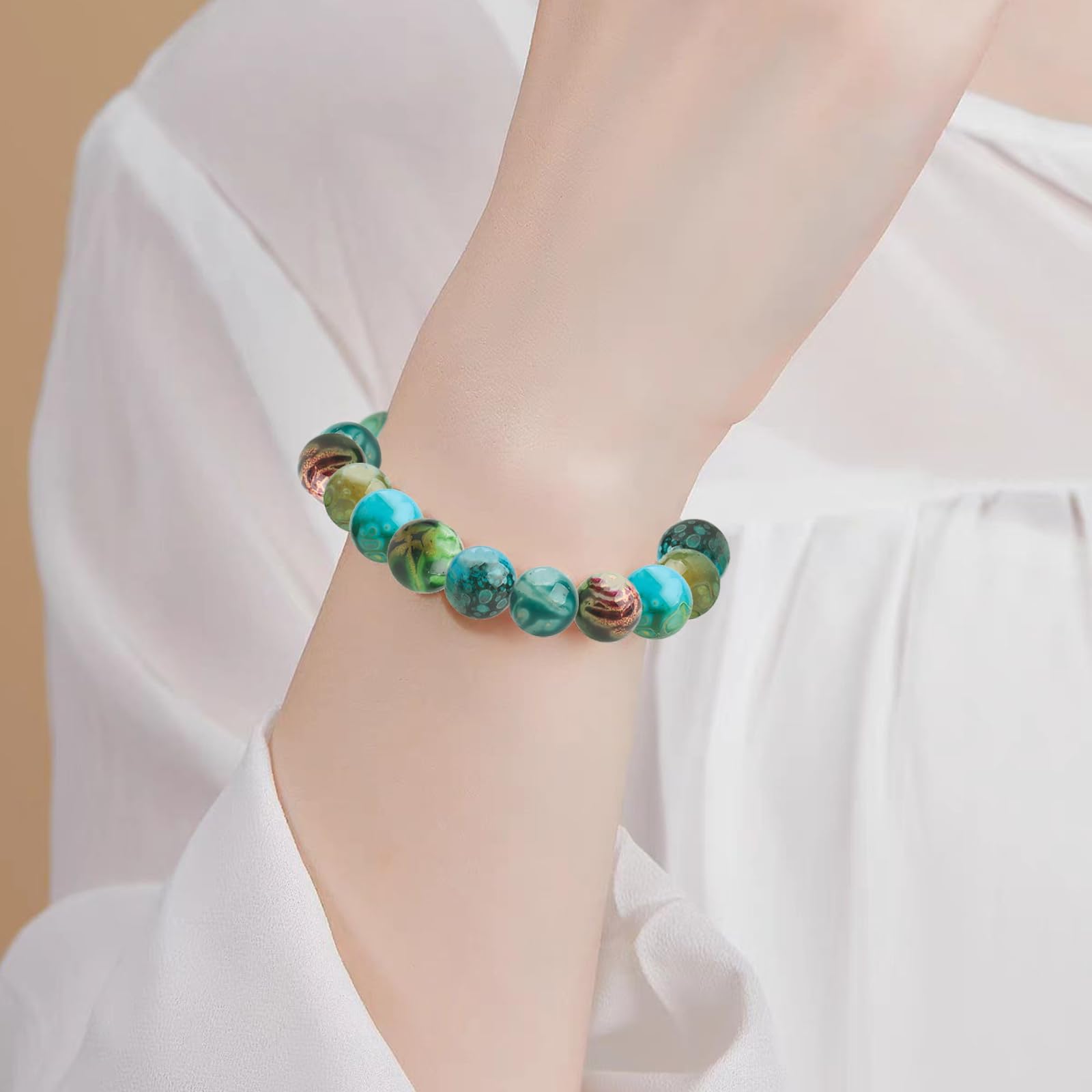 Perline Pietre Preziose 200pz - 8mm Per Creazione Gioielli Fai Da Te - Foto 4