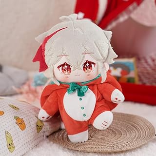 KIRA KIRA Genshin Kazuha Plushie with One set Clothes 20cm/7.8’’ Anime Game Figure Soft Stuffed Genshin Impact Kazuha Dres...
