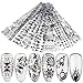 Mwoot 10 Diseños Nail Art Foil Sticker, Pegatina Calcomanías Uñas Transferencia Foils Transfer Cielo Estrellado Herramienta para Decoración de Uñas Manicura DIY