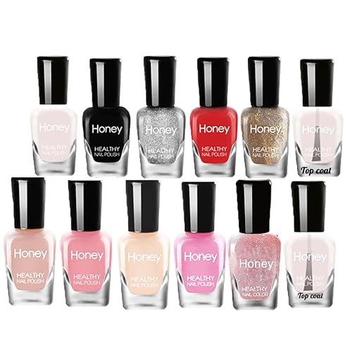 Juego de esmaltes de uñas no tóxicos, fácil de despegar y de secado rápido, juego de esmalte de uñas ecológico y orgánico a base de agua para