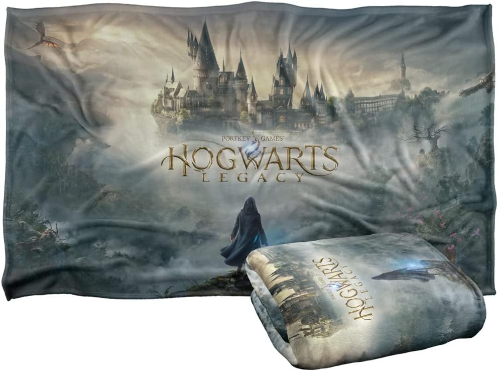 Hogwarts Legacy Blanket, 50"x60" Castle Silky Touch Super Soft Throw Blanket