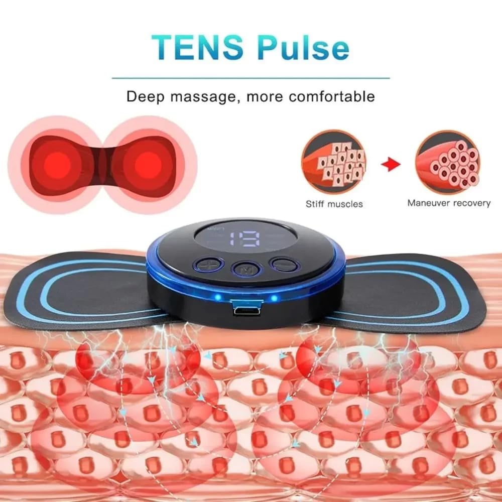 Portable butterfly body massage | EMS pulse therapy for pain relief and muscle discounts. Wireless slimming massage for neck, back, shoulders, weapons and legs | Compact and rechargeable Portable butterfly body massage | EMS pulse therapy for pain relief and muscle discounts. Wireless slimming massage for neck, back, shoulders, weapons and legs | Compact and rechargeable