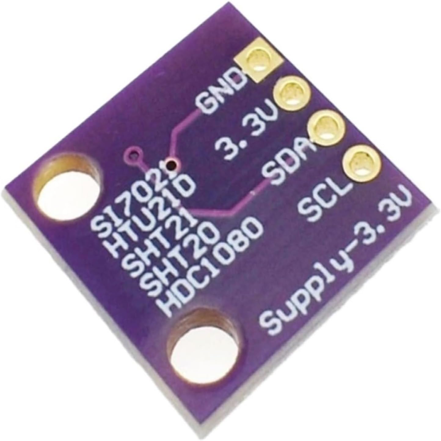 HDC1080 Digital Humidity and Temperature Module 5-Pack for Environmental
