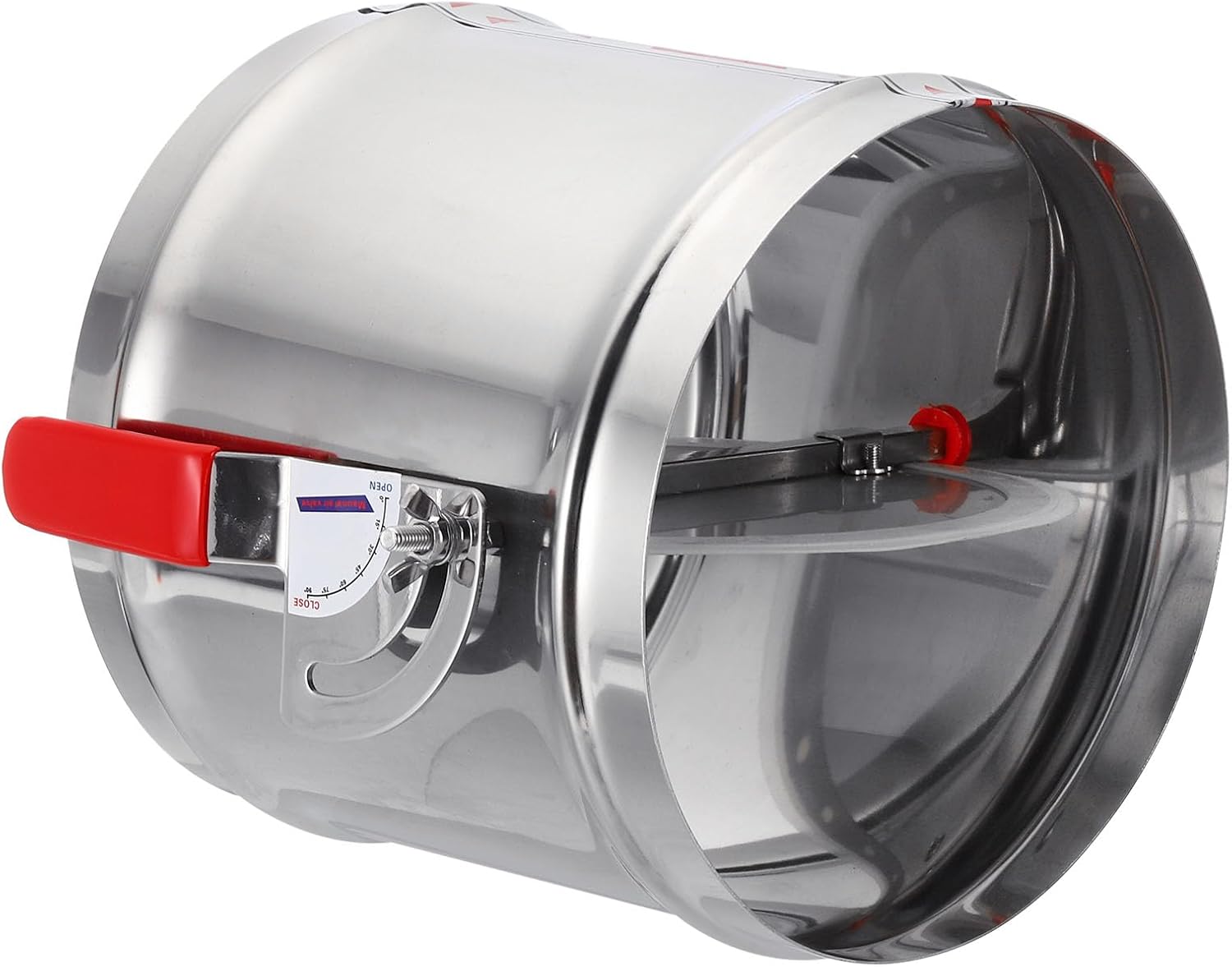 PATIKIL HVAC Duct Manual Volume Backdraft Damper, 8 Inch, Airflow Ducting Branch Vent Damper Air