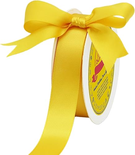 Miniatura 8 de LEEQE Cinta de satén de doble cara de 1-12 pulgadas x 50 yardas, cinta negra de poliéster para envolver regalos, muy adecuada para bodas, fiestas,