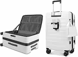 ⭐️機内持ち込みOK⭐️ 新品 meer スーツケース ホワイト S 40L 楽天市場】【43％OFF】スーツケース ストッパー付き 拡張 S