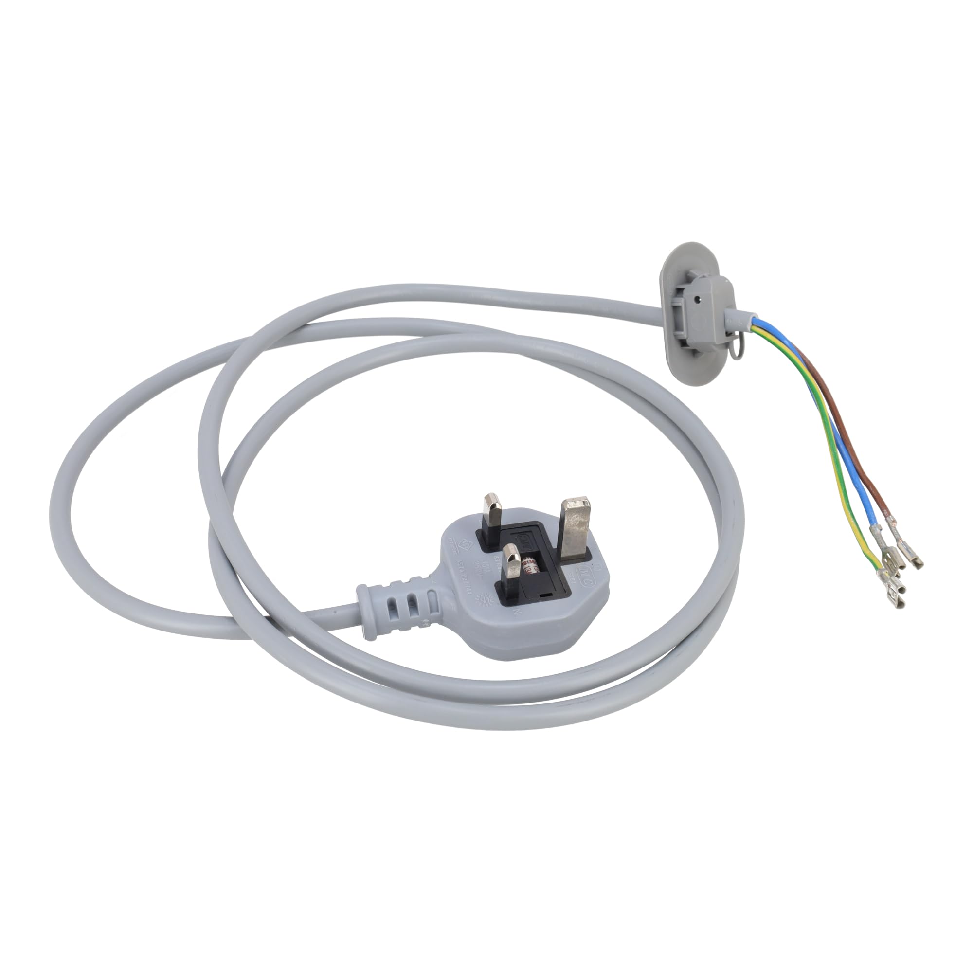sparefixd Mains Cable Lead Wire & Plug Suitable for Howden Washing Machine