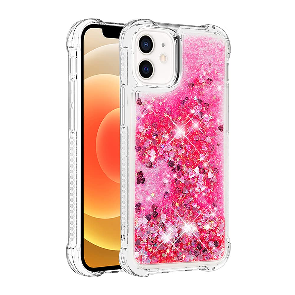 Coque iPhone 12 Mini antichoc transparente à paillettes