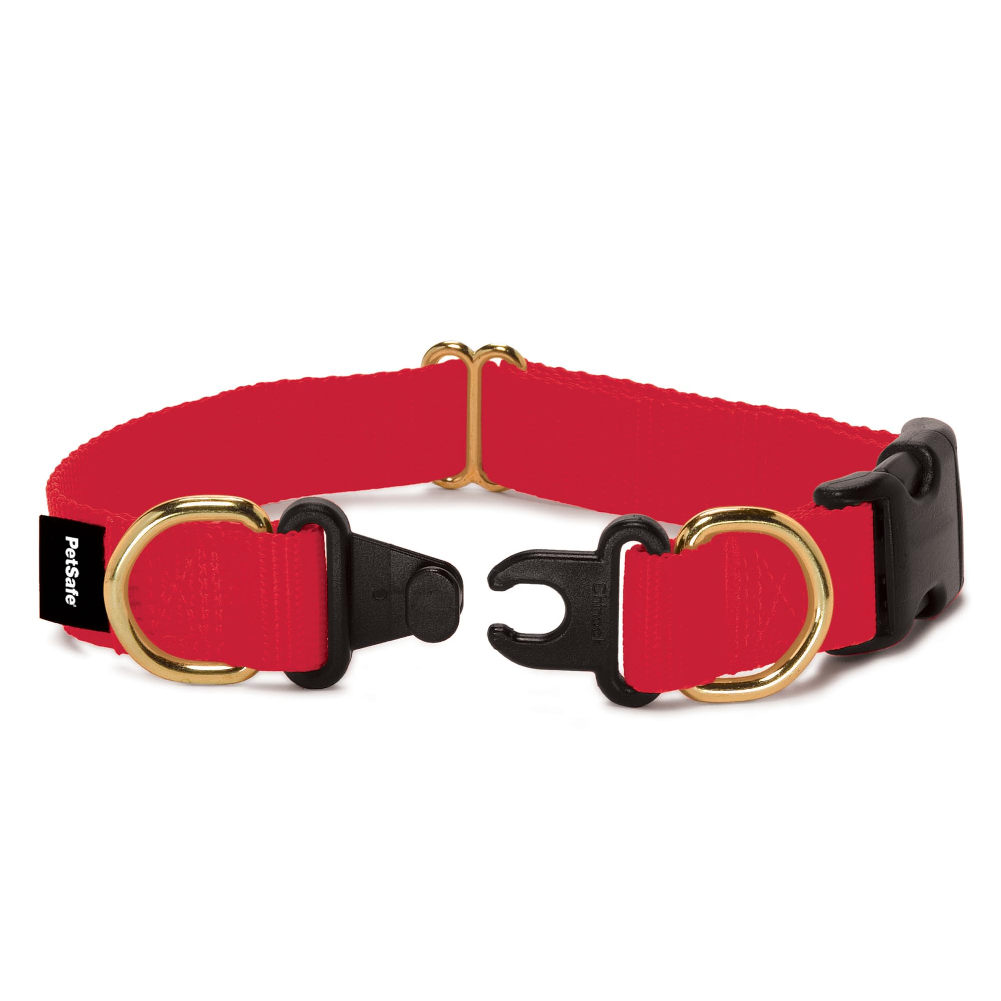 Petsafe KeepSafe Break-Away Collar, Prevent Collar Accidents for your Dog or Puppy, Improve Safety, Compatible with Lead Use, Adjustable Sizes, Red