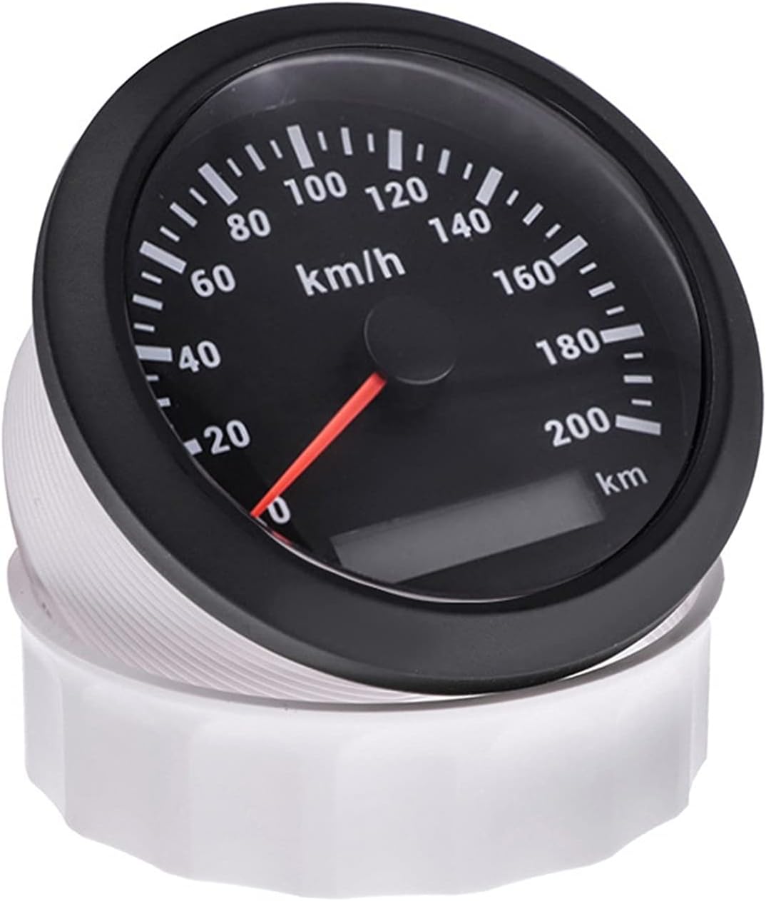 1 0 Km 最大59 Offクーポン H Gpsスピードメーター85 Mmユニバーサル走行距離計 Color 1kmh Bn 赤いバックライトgpsアンテナが付いている海洋のボート車のatvトラックのフィット