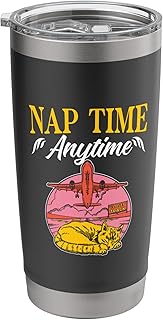 Nap Time Airport Terminal Nap Pod Napping Traveler Nap Lover Stainless Steel Insulated Tumbler
