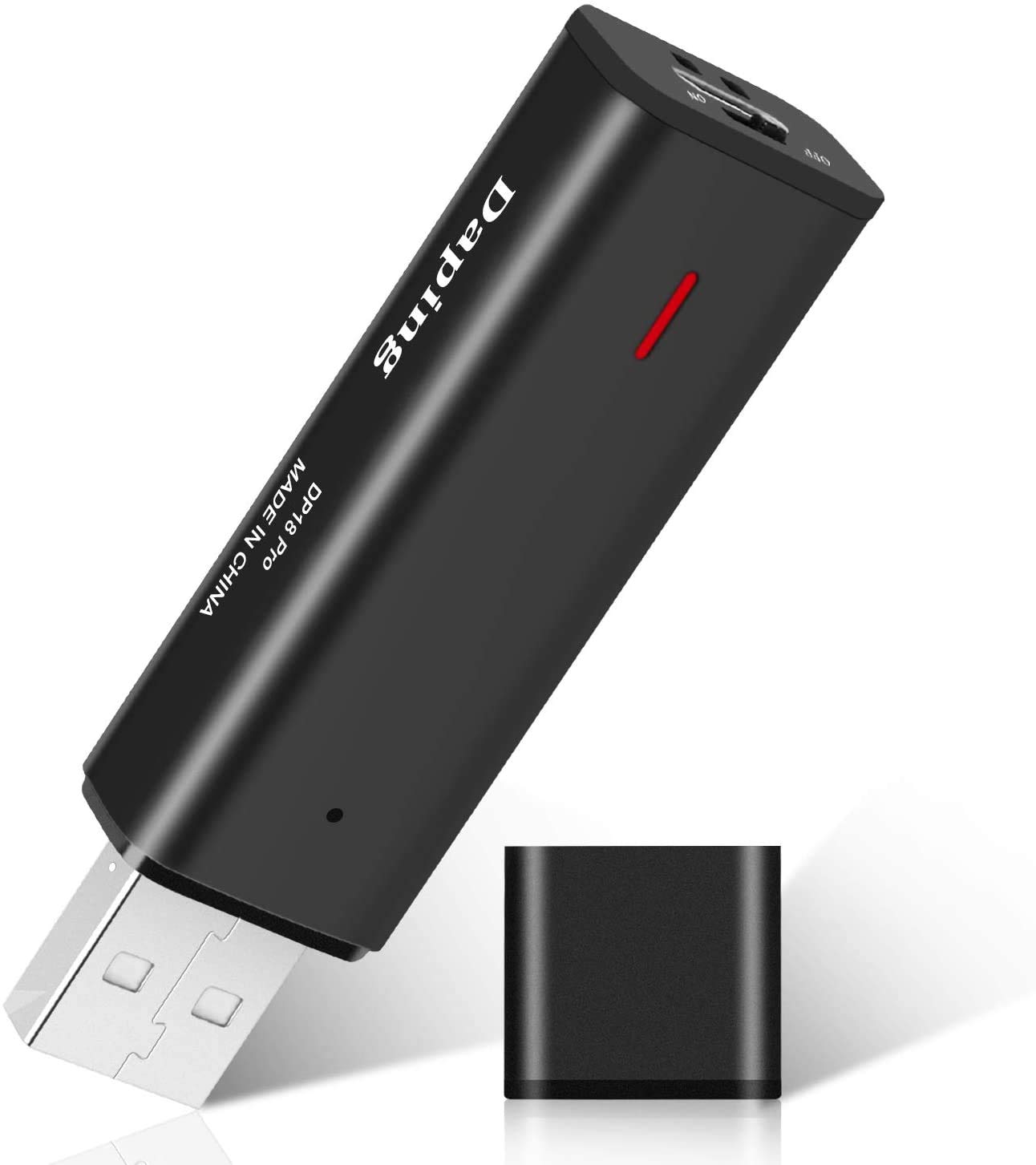 Voice Recorder Digital Voice Recorder - 16GB Mini Voice Recorder Used for Lectures, Meetings, Interviews | 180 Hours Storage Capacity | 20 Hours Continuous Recording | 384 kbps with High Sound Quality