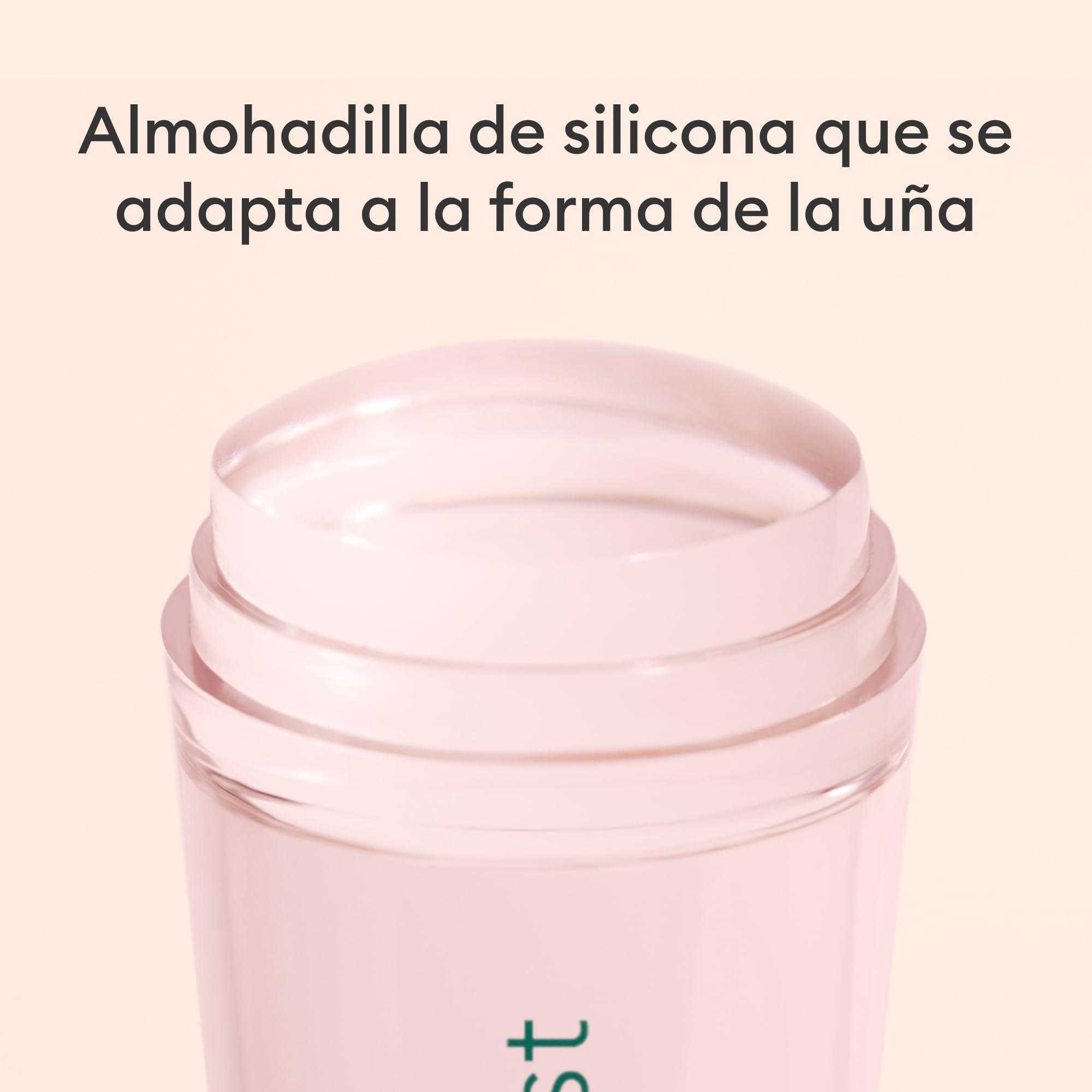 Manucurist Mani Stamper - Estampador en Silicona Transparente para Manicura Francesa Rápida - Herramienta ideal de Nail Art DIY – Estampado creativo de Diseño - Complemento para esmaltes y pintauñas