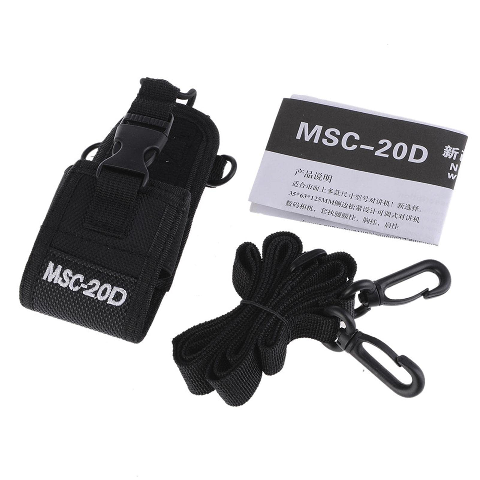 ZONTO Funda de Radio Nailon Ajustable para Walkie Talkie