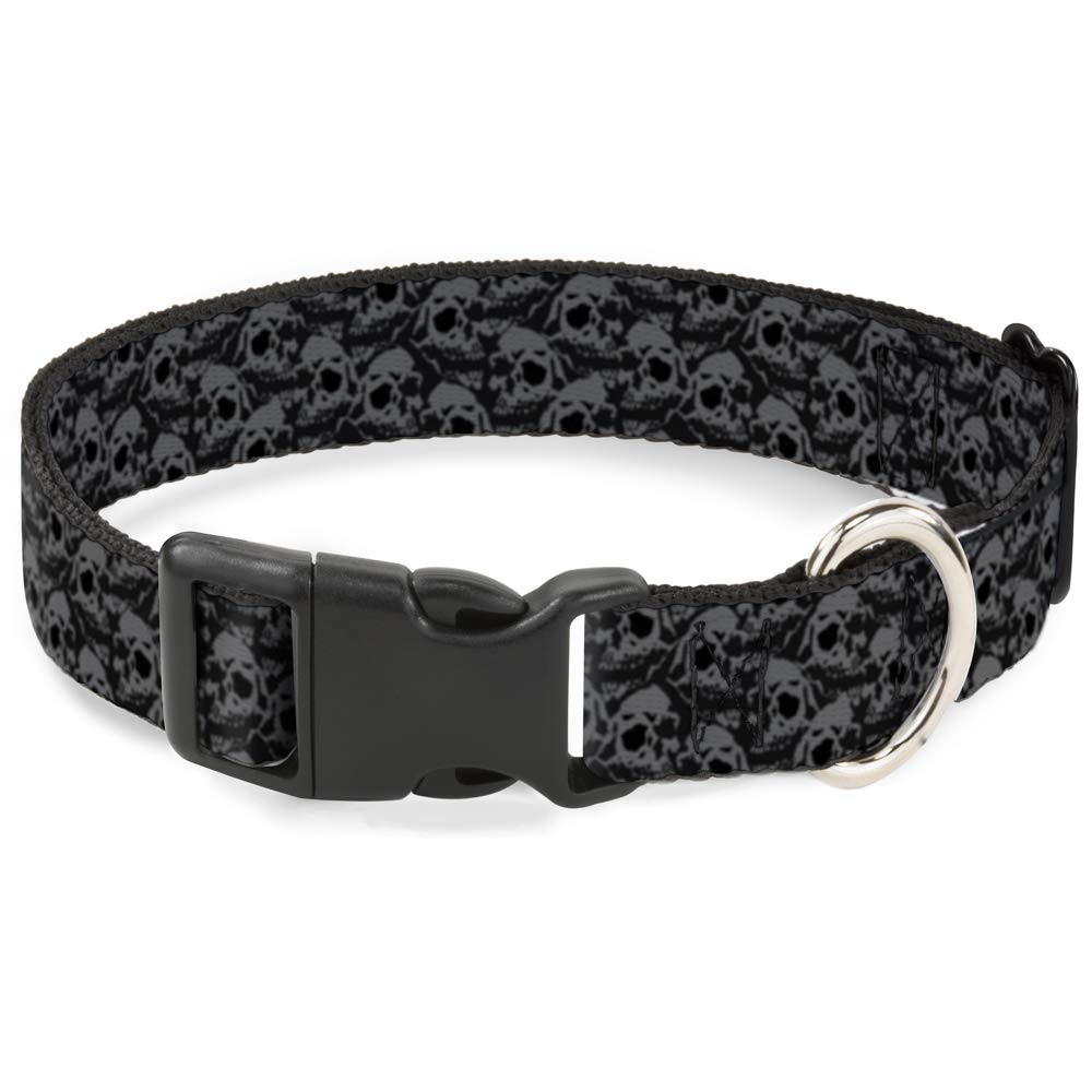 Collier tête de mort pour chien qui tire : confort réglable 13-45,7 cm