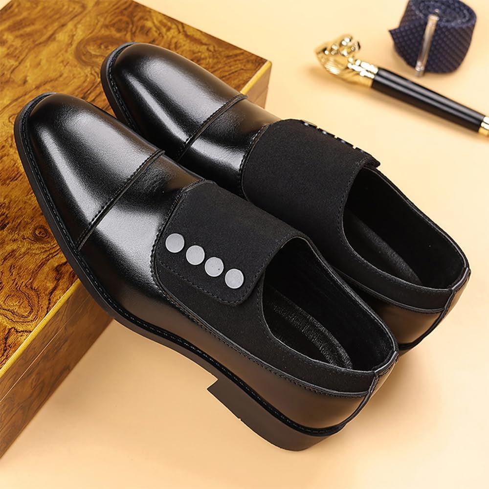 Men's Dress Suede Loafers - Slip-on Business Formal Shoes - Image 3